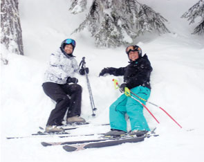 Cathy and Brooke Milne